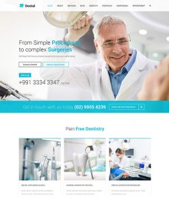 Diş Hekimi Web Sitesi Tasarımı 2