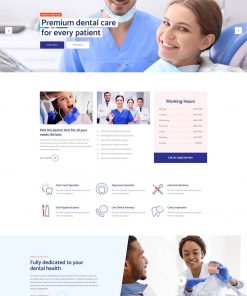 Diş Hekimi Web Sitesi Tasarımı 8