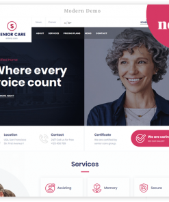 Bakım ve Huzurevi Web Sitesi Tasarımı 2