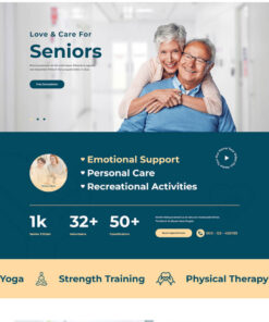 Huzurevi Web Sitesi Tasarımı