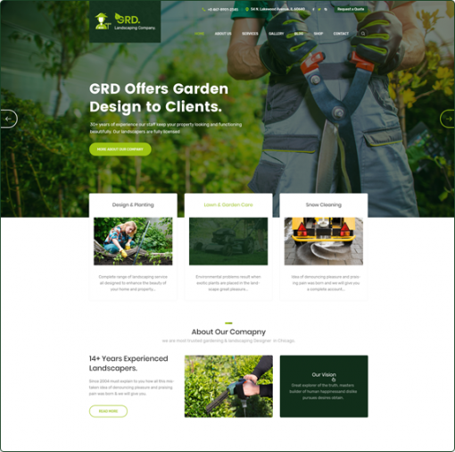 Bahçe Ve Peyzaj Web Tasarımı