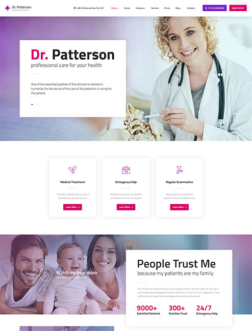 Doktor - Hastane - Medikal Web Tasarım Doktor - Hastane - Medikal Web Tasarım