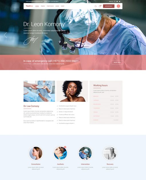 Hastane / Medikal Web Sitesi