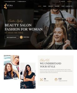 Kuaför Hazır Web Sitesi Tasarımı