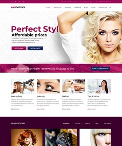 Kuaför Web Sitesi Tasarımı