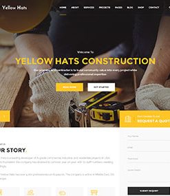 Mobil Uyumlu İnşaat Web Sitesi Tasarımı