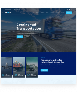 Nakliyat & Lojistik & Taşıma Web Sitesi