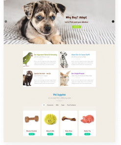 Pet Shop Web Tasarım