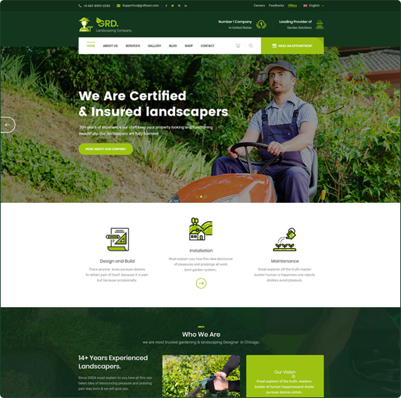 Peyzaj Web Sitesi Tasarımı Peyzaj Web Sitesi Tasarımı