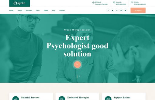 Psikolojik Danışmanlık‎ Web Sitesi Tasarımı