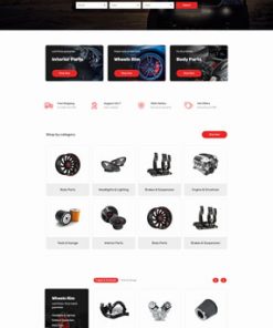 Yedek Parça Sitesi E-Ticaret Web Tasarım