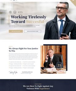 Avukatlar için web sayfası tasarımı