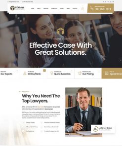 Avukatlara ve Hukuk Bürolarına Özel Web Sitesi