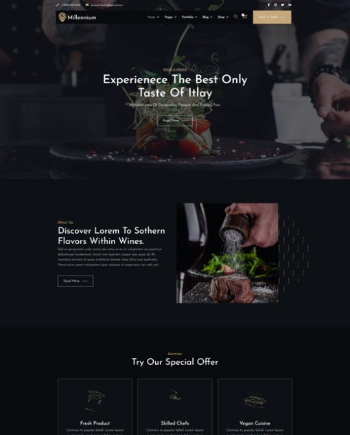 Aşçı İnternet Sitesi Tasarımı