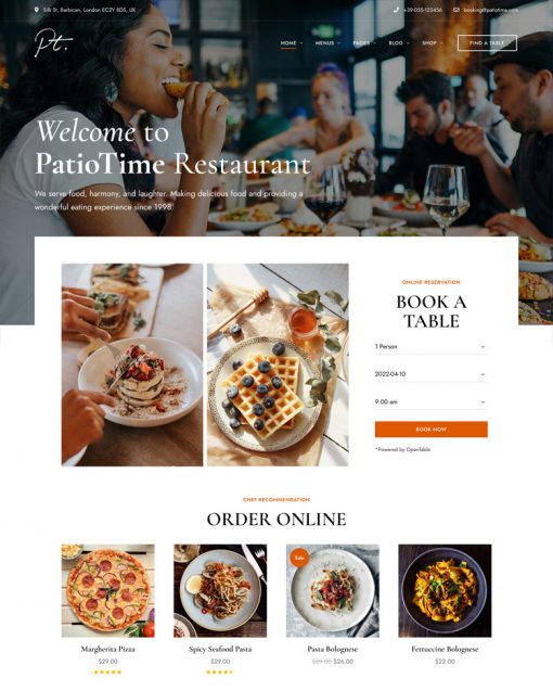 Aşçılık Web Sitesi Tasarım