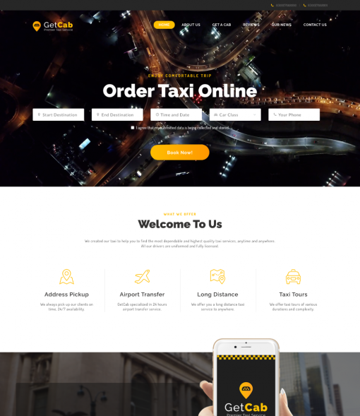 Taksi Durağı Web Tasarım