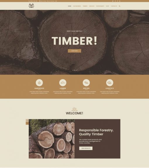 Ağaç Ürünleri Web Tasarım