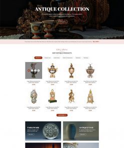 Antika Eşyalar Web Sitesi Tasarımı