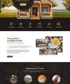 Ahşap Ev Web Sitesi Tasarımı