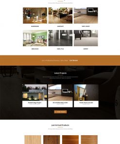 Laminant Lamine Parke Web Sitesi Tasarımı