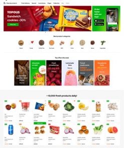 Süpermarketler Web Sitesi Tasarımı