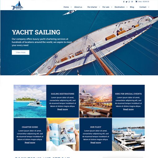 Denizcilik Web Sitesi Tasarımı