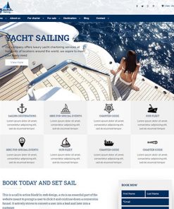 Denizcilik ve Yatçılık Web Sitesi Tasarımı