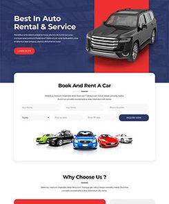 Kiralık Araçlar İnternet Sitesi Tasarımı
