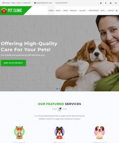 Veteriner Polikliniği İnternet Sitesi Tasarımı