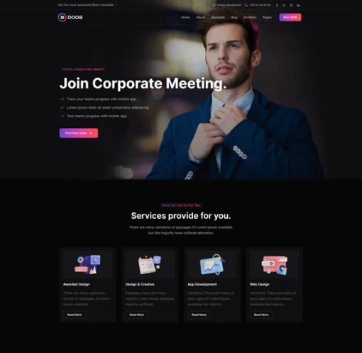 Danışmanlık Firması Web Sitesi Tasarımı