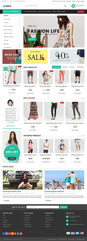 Giyim - Mağaza E-ticaret Web Sitesi Tasarımı