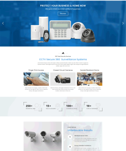 Kamera / Alarm / Güvenlik Web Sitesi Tasarımı