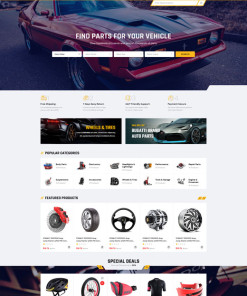 Oto Aksesuar Web Sitesi Tasarımı