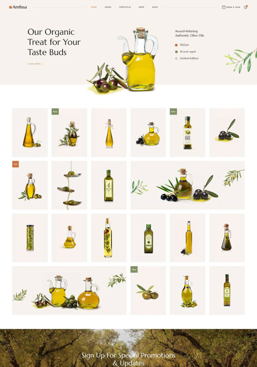 Zeytinyağı Üretimi Web Sitesi Tasarımı