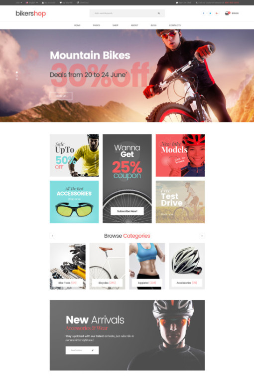 Bisikletçi Web Sitesi Tasarımı